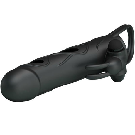 Penishülle Silikonhülle mit Vibration 2.0 14 cm.6
