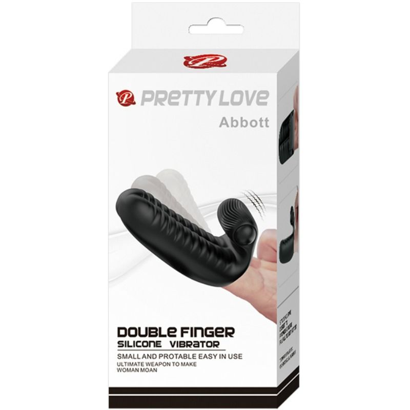 Pretty Love - Abbott Schwarzer Stimulator-Fingerhut