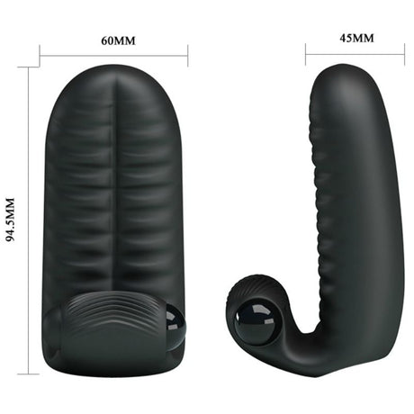 Vibrator Abbott Schwarzer Stimulator-Fingerhut.6