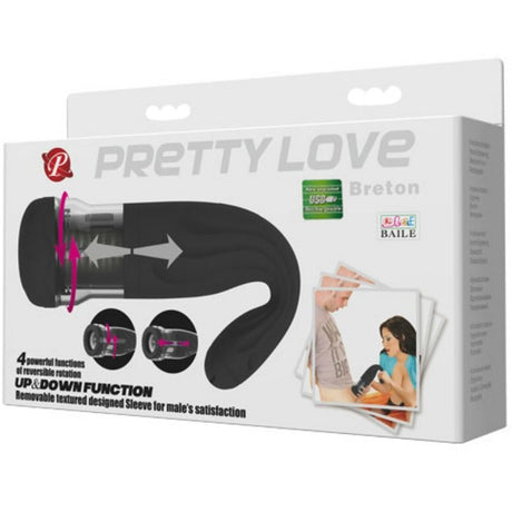 Masturbator Breton Multifunktions-Wiederaufladbarer 4 cm.6
