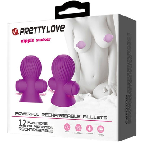 Vibrator Nippelstimulatoren 12m Lila Vibration.7