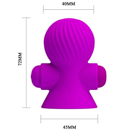 Vibrator Nippelstimulatoren 12m Lila Vibration.5