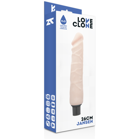 Loveclone - Jansen Selbstschmierender Vibrator 26 cm-x-4.2 cm