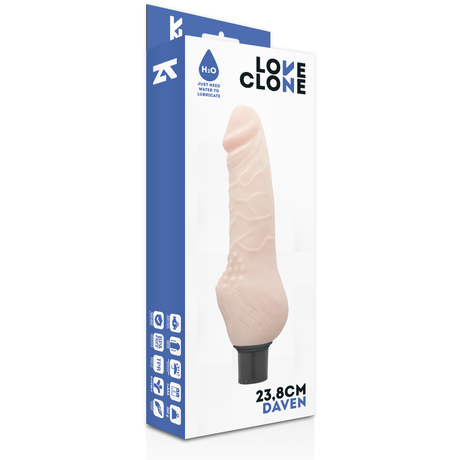 Loveclone - Daven Selbstschmierung Realistisch 23.8 cm-x-3.8 cm