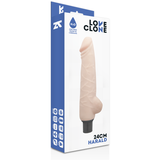 Loveclone - Harald Selbstschmierender Vibrator 24 cm-x-4 cm