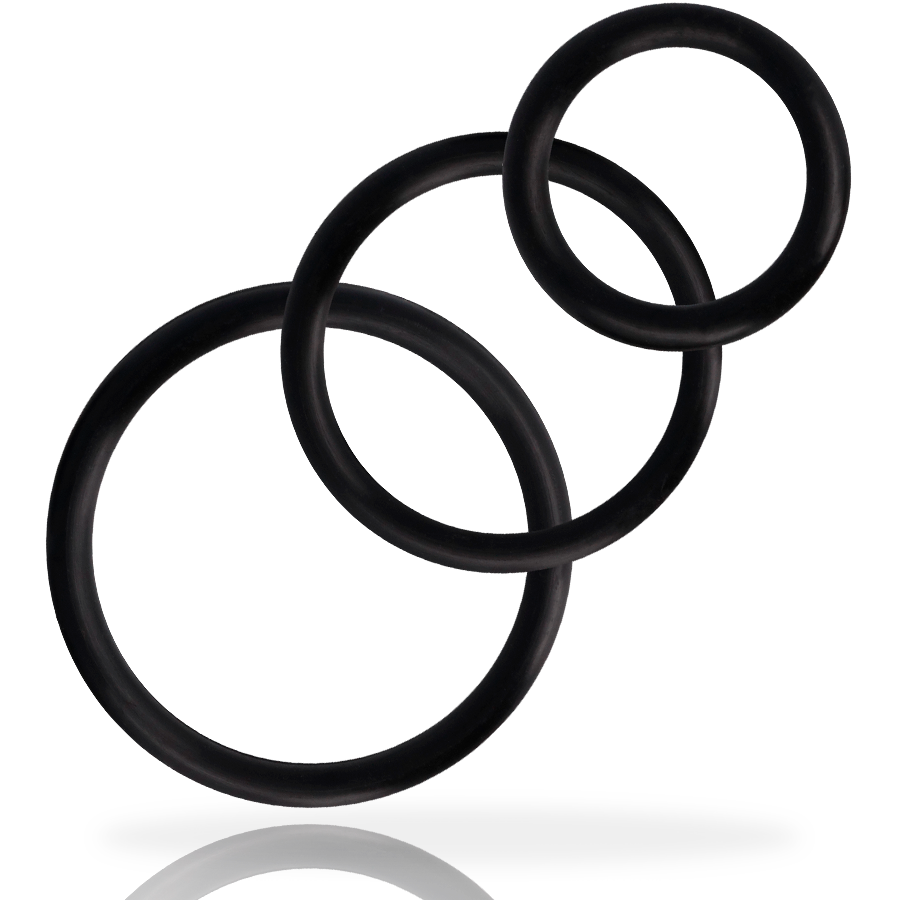 Addicted Toys - Ringset für Penis Schwarz