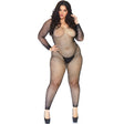 Leg Avenue - Crytalized Net Body Stocking 1x-2x