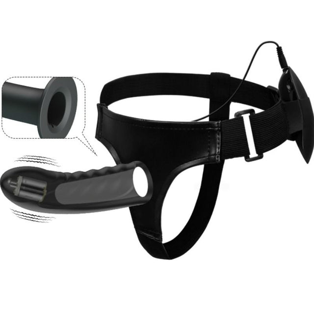 Pretty Love - Marvin Strap-On mit Vibration und Hohldildo