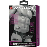 Pretty Love - Marvin Strap-On mit Vibration und Hohldildo
