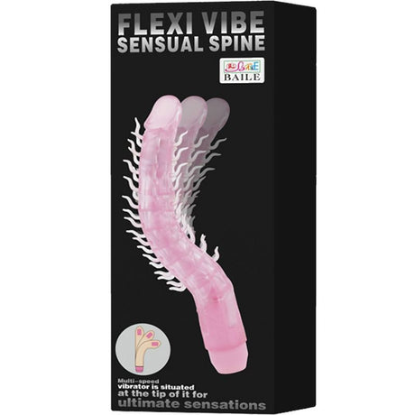 Baile - Flexi Vibe Sensual Spine Biegbarer Vibrierdildo Flieder 23.5 cm