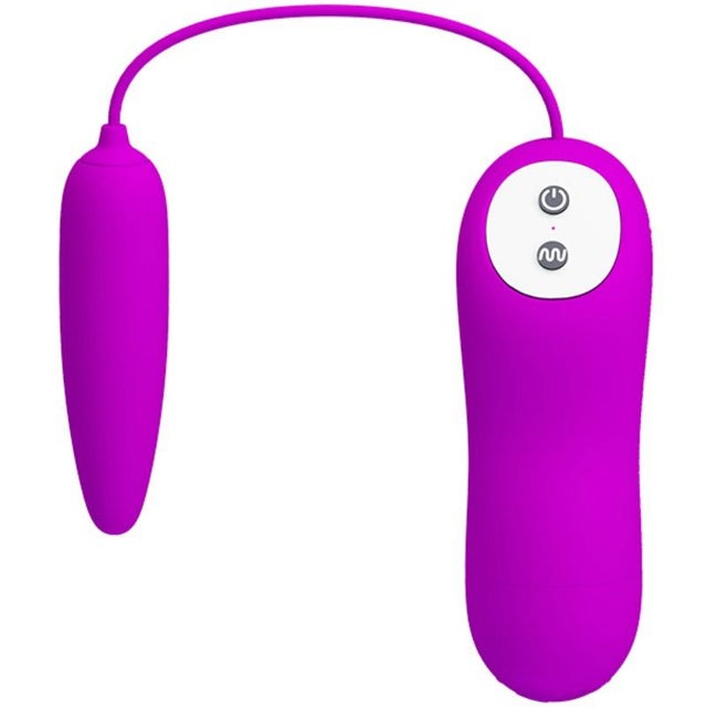 Vibro-Ei Harriet mit Kabelfernbedienung und 12 Modi Lila
