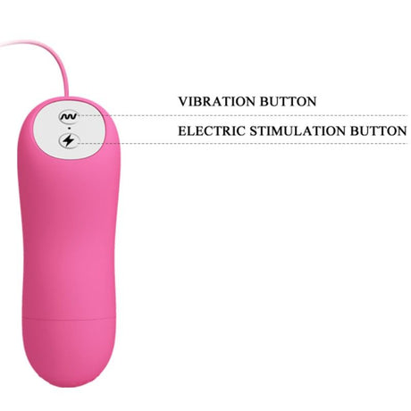 Elektrosex-Toy Romantische Wellenpizzen mit Vibration und Fuchsiaelektroschock.5