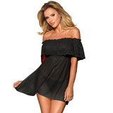 Subblime - Dresses Kurzes Kleid + Thong Black L / XL