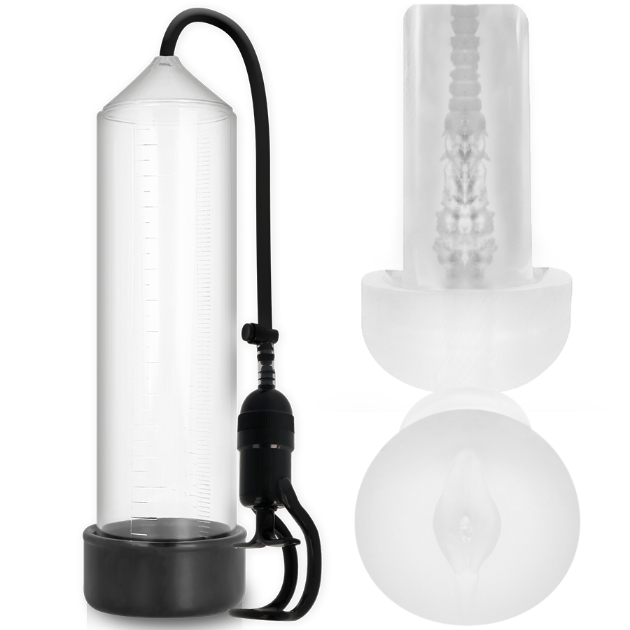 Pump Addicted - Rx5 Transparent mit Masturbator
