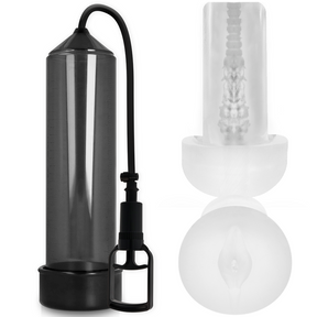 Pump-Süchtig - Rx7 Schwarz mit Masturbator