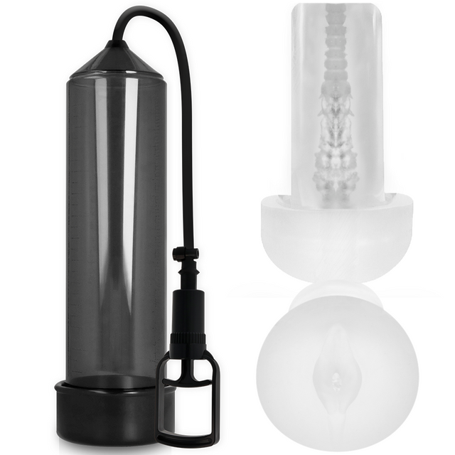 Pump-Süchtig - Rx7 Schwarz mit Masturbator