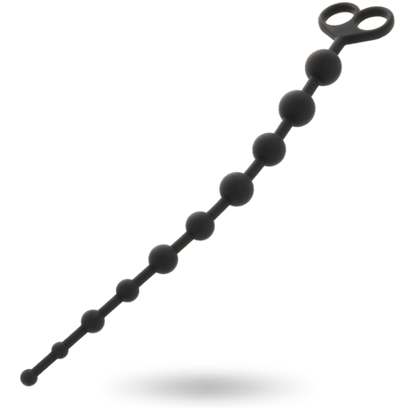 Analplug Jaiden Analperlen Schwarz 2,5 cm.2