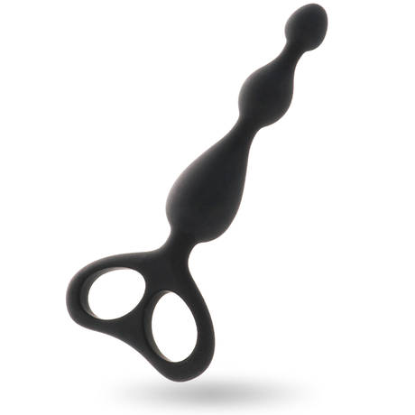 Analplug Schwarzer Anal Danti 3,3 x 17,5 cm.2
