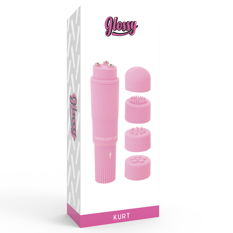 Glossy - Kurt Taschenmassager Rosa