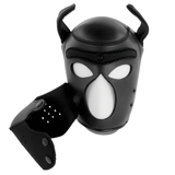 Darkness - Neopren-Hundemaske mit Abnehmbarer Maule M