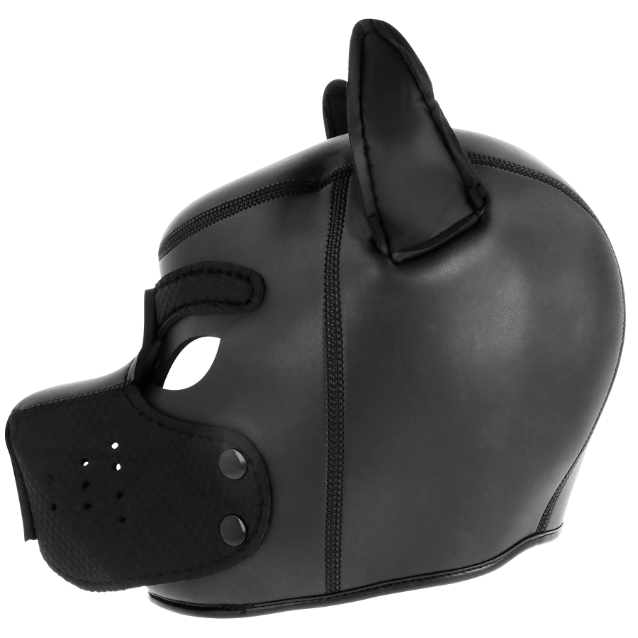 Darkness - Neopren-Hundemaske mit Abnehmbarer Maule M