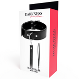 Darkness - Posture-Halskette mit Lederkette