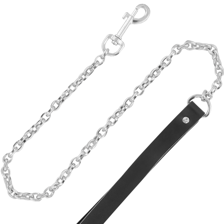Fetisch-Toy Hochwertige Leder-Halskette mit Leine.2