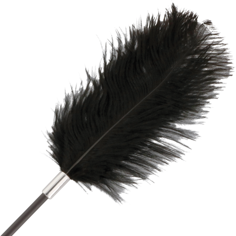 Darkness - Schwarze Liebesfeder-Peiste 56 cm