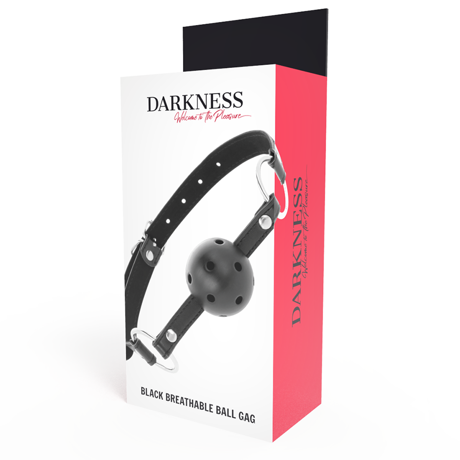 Darkness - Schwarzer Atmungsaktiver Knebel