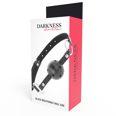 Darkness - Schwarzer Atmungsaktiver Knebel
