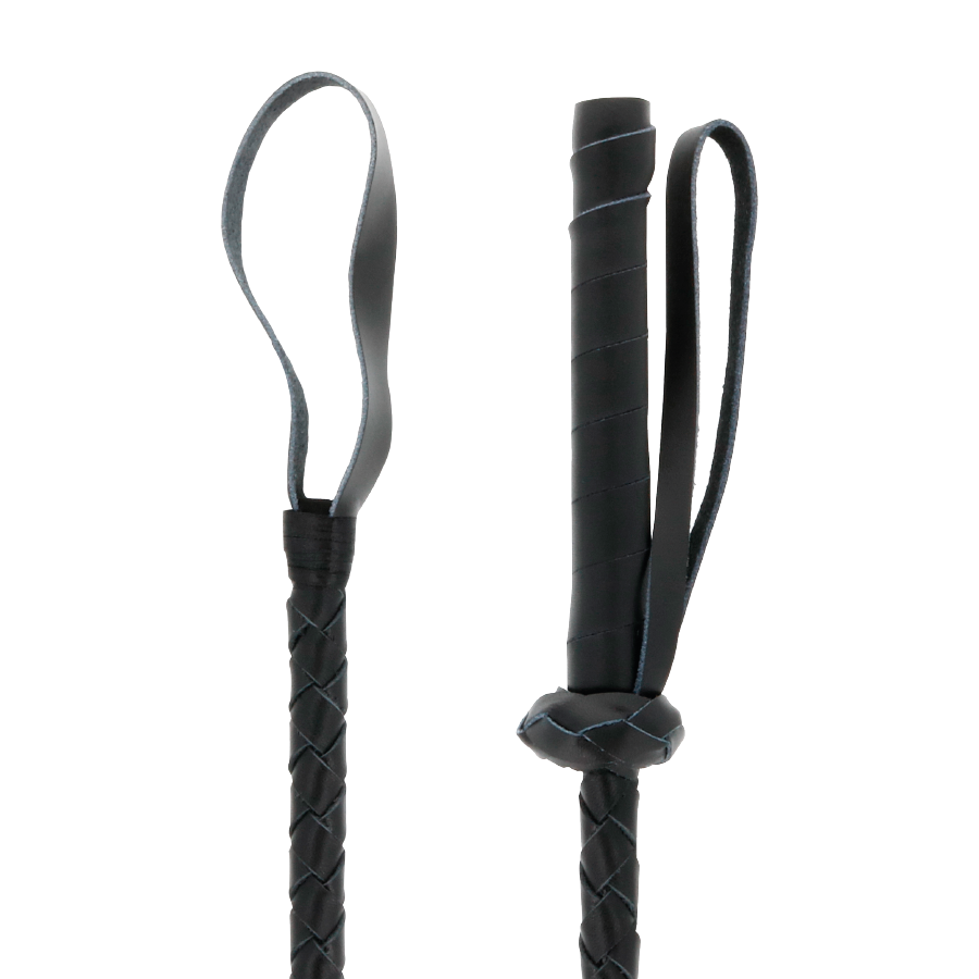 Darkness - Leder-Fetisch-BDSM-Peitsche 60 cm