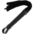 Darkness - Schwarze Bondage-Peiste mit Ledergriff