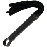 Darkness - Schwarze Bondage-Peiste mit Ledergriff