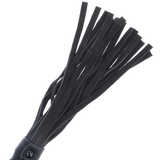 Darkness - Schwarze Bondage-Peiste mit Ledergriff