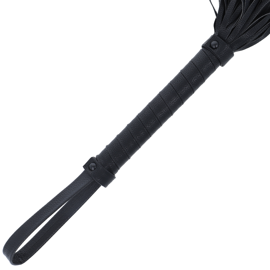 Darkness - Schwarze Bondage-Peiste 42 cm aus Leder