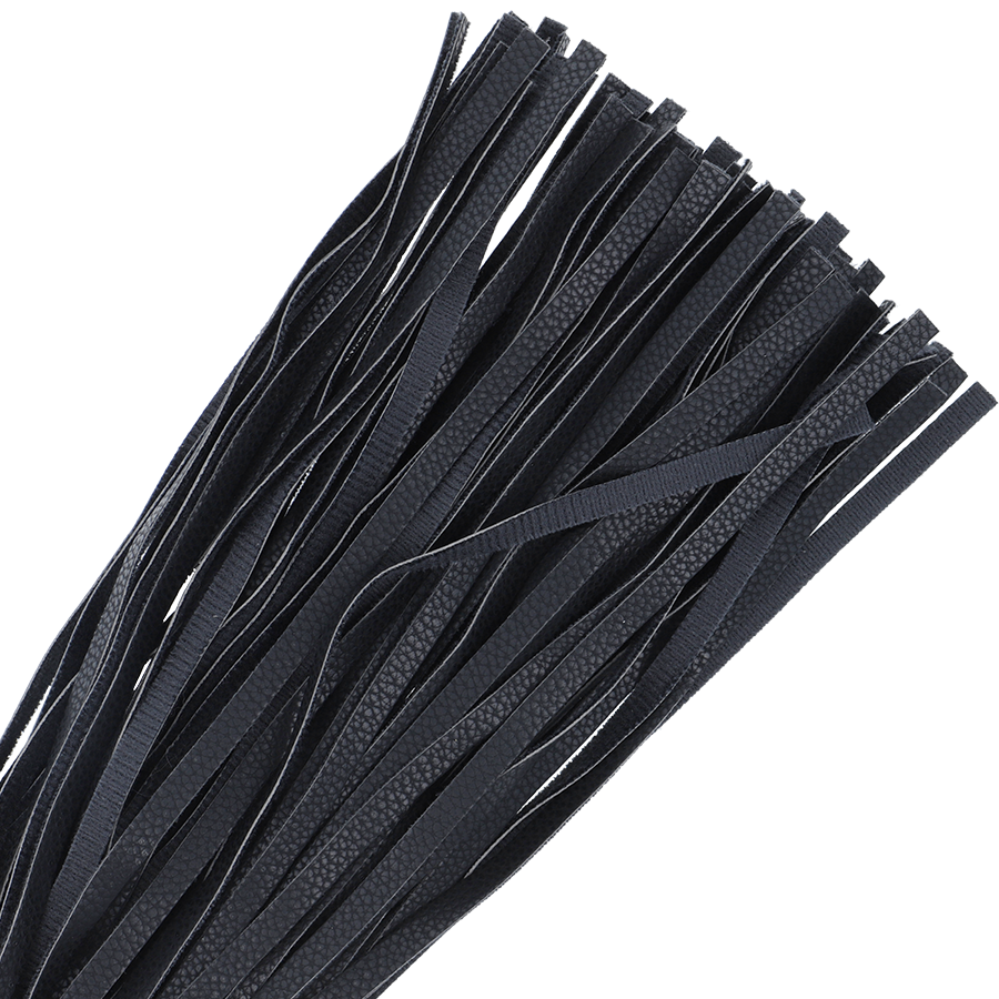 Darkness - Schwarze Bondage-Peiste 42 cm aus Leder