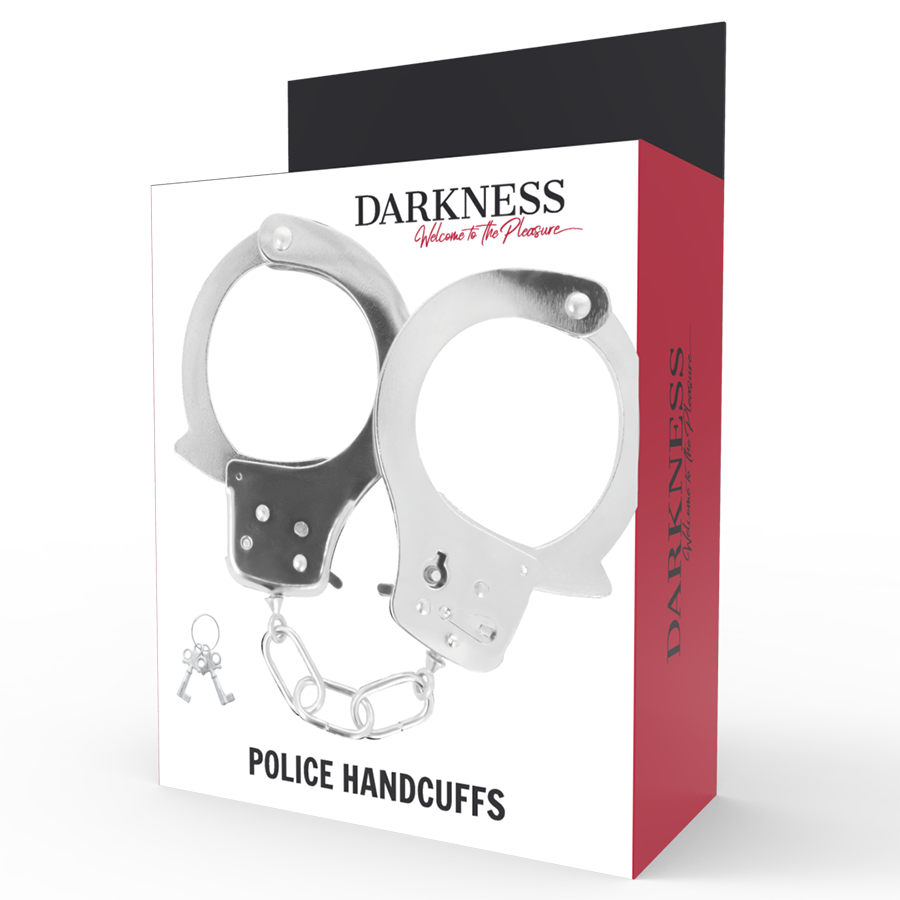 Darkness - Handschellen aus Metall mit Schlüssel