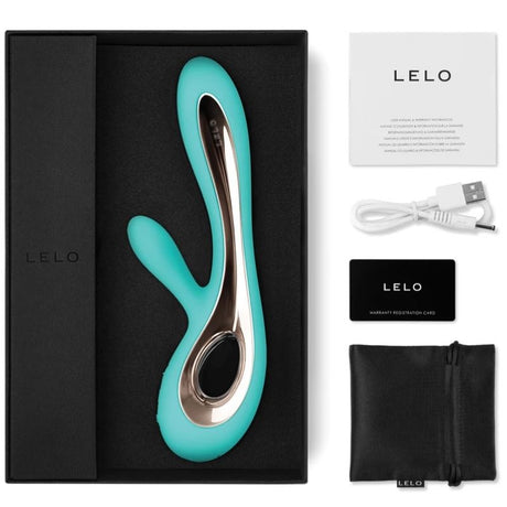 Auflegevibrator Soraya 2 Rabbit Aqua 11 cm.1