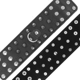 Darkness - Skulls and Bones Schwarze Handschellen mit Spikes