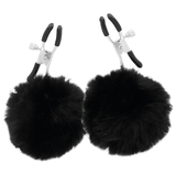 Darkness - Nippelklammern mit Pom Poms 1
