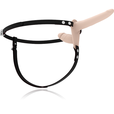Strap-on Doppelte Penetration Fleisch Hautfarbe 15 cm.3