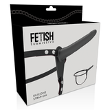 Fetish Submissive Harness - Schwarzes Silikon 15 cm