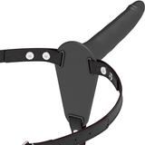 Fetish Submissive Harness - Schwarzes Silikon 15 cm