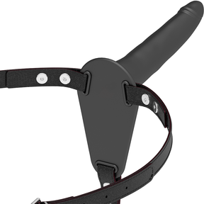 Fetish Submissive Harness - Schwarzes Silikon 15 cm