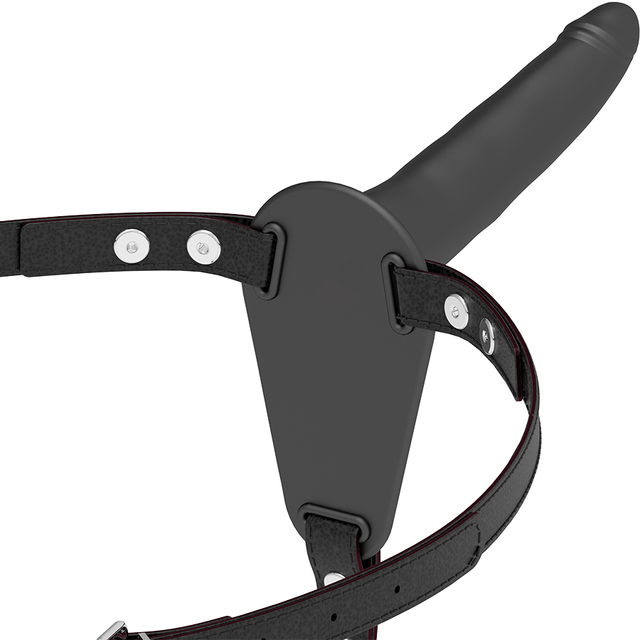 Fetish Submissive Harness - Schwarzes Silikon 15 cm