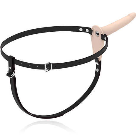 Strap-on Hautfarbenes Silikonvibrator.5