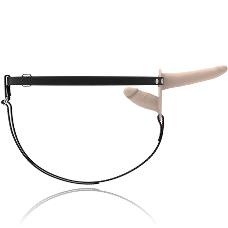 Strap-on Doppelte Penetration Fleisch Hautfarbe 15 cm.3