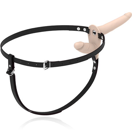 Strap-on Doppelte Penetration Fleisch Hautfarbe 15 cm.4