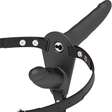 Fetish Submissive Harness - Doppelte Penetration Schwarzer Vibrator