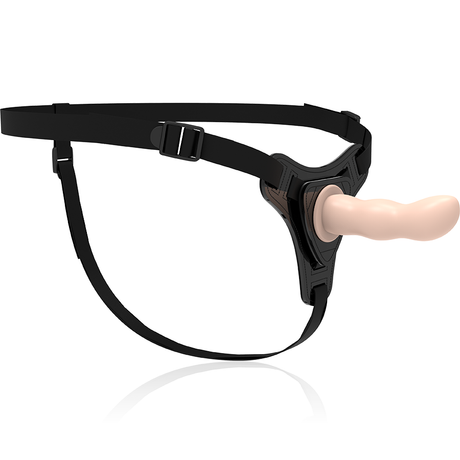 Strap-on Silikon-Fleisch-g-Spot Hautfarbe 12,5 cm.2